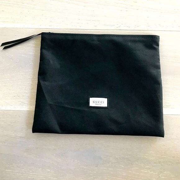 Gucci Beauty black Cosmetic Pouch make-up Bag - Picture 1 of 7